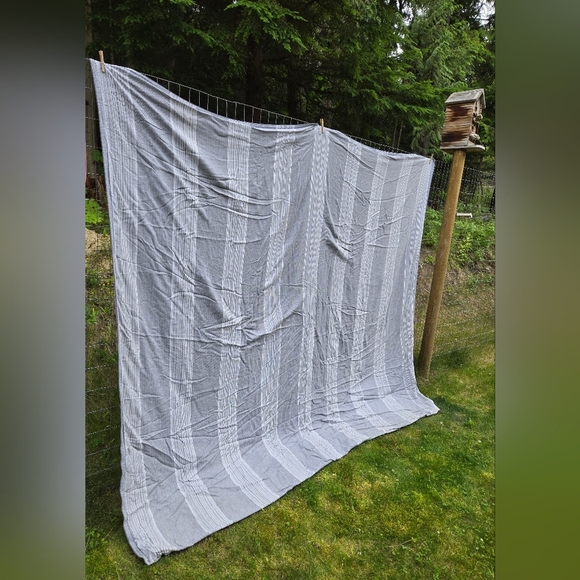 Gluckstein Home Queen Duvet Made In Portugal Neutral Grey & White - Picture 3 of 6